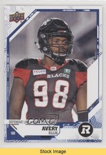 2019 Upper Deck CFL Blue Avery Ellis #84 READ 00ah
