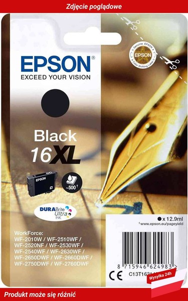 C13T16214012 Epson Workforce WF-2010W WkłAd Atramentowy Czarny-image