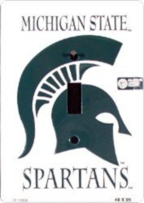 Hangtime Michigan State Spartans 4 x 6 inch Single Light Switch Cover