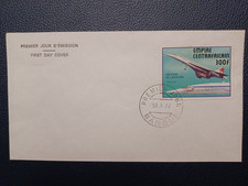 enveloppe premier jour Empire Centrafricain Centrafrique Concorde first day