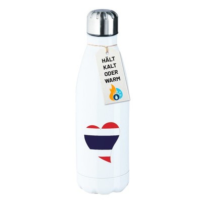 Trinkflasche Thailand Flagge Herz Geschenkidee Thailand Geschenk Präsent Mitbrin