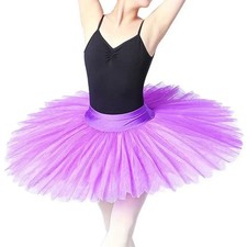 Professional Ballet Tutus Skirs for Adult Child Stiff Mesh Belly Dance Practice