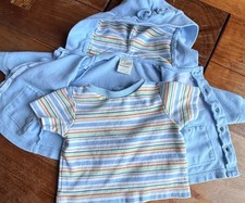 The Disney Store Winnie the Pooh 2 Piece Blue 6 months