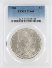 1888 Morgan Silver Dollar PCGS MS64 S$1 Philadelphia Minted No Reserve