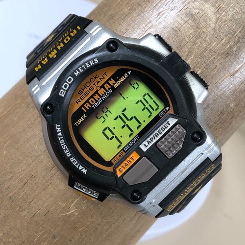 Sport Timex Ironman Triathlon Men Sport Quartz Digital 44mm Watch 8"