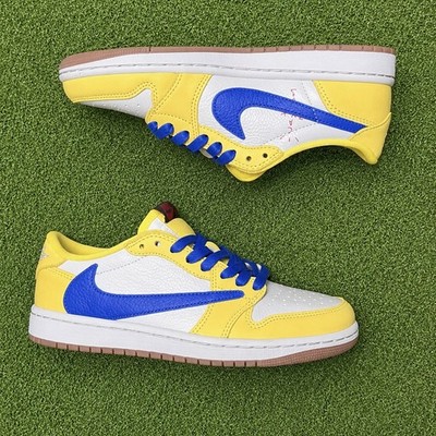 Travis Scott x Air Jordan 1 Low OG  Canary  (Size 7W / 5.5M)