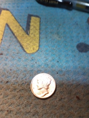 1945 90 percent silver uncirculated dime