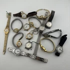 VINTAGE / ART DECO TIMEX MECHANICAL LADIES WATCH LOT OF 15 WATCHES - AS IS