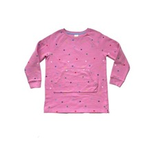 Mini Boden Pink Rainbow Star Sweatshirt Size 11/12