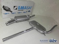 Imasaf Auspuffanlage für Audi A6 + Avant 1.8 T 1997-2001 | Mitteltopf + Endtopf