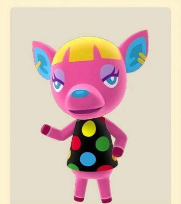 Selina / Fuchsia #123 für Animal Crossing Amiibo Nfc Karte