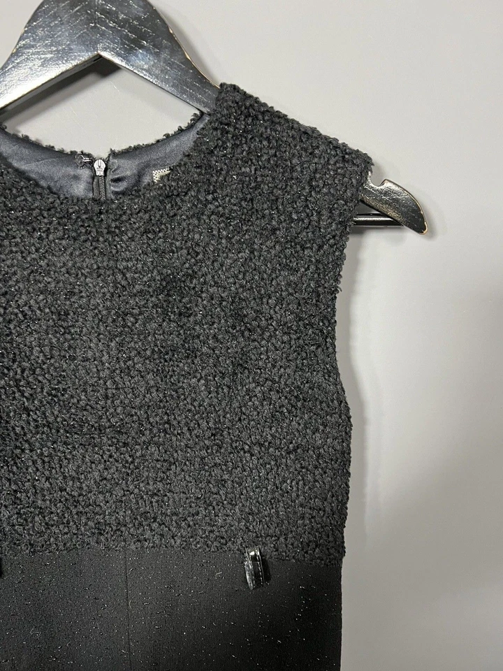 Vestido VERSACE WOOL - Talla UK8 - Negro - Excelente Estado - Para Mujer Foto 2 de 4