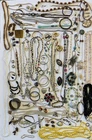 Huge Vintage Estate Costume Jewelry Lot 120ish Pieces 4.5lbs Some Signed #1