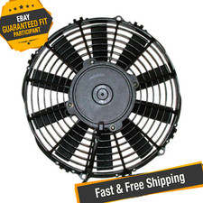 Spal 30101505 12 Medium Profile Pusher Electric Fan With Straight Blades