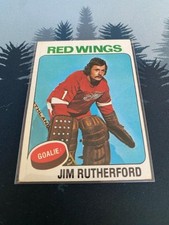 1975-76 Topps - Jim Rutherford #219 - FREE SHIPPING