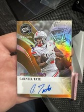 2024 Leaf Press Pass Premium Autographs Carnell Tate Reflector Auto /4