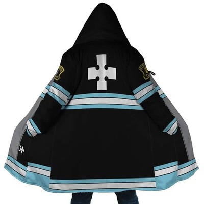 Fire Force Company 8 Anime Hoodie Coat | Dream Cloak