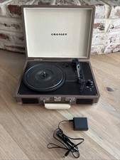 CROSLEY Bluetooth Portable Suitcase Turntable Vinyl LP Record Player CR8005A-TW