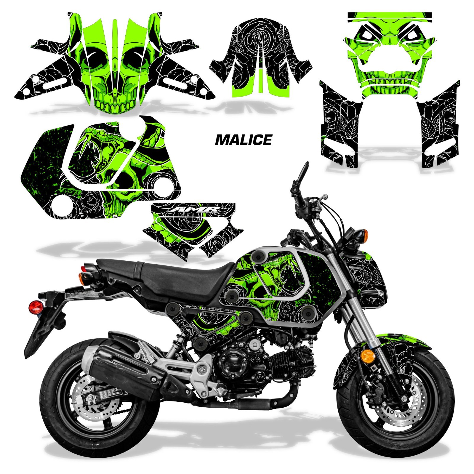 Dirt Bike Graphic Decals Stickers For Honda GROM 125 2021-20