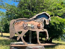 Horse Wall Art, 3D Layered Wood Equestrian Decor, Rustic Handmade Design