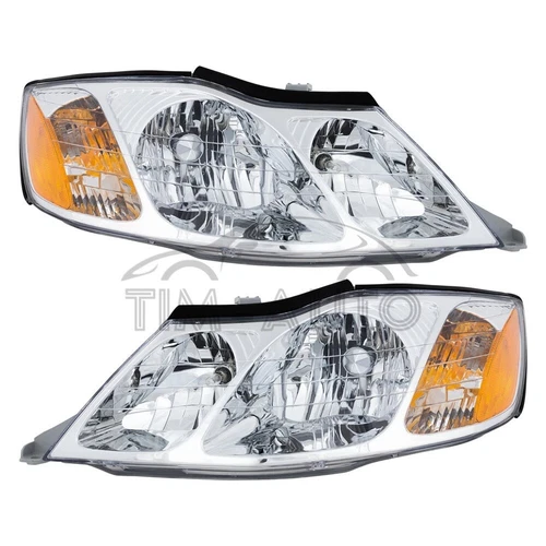Fits 2000-2004 Toyota Avalon Headlight Halogen Set Driver and Passenger Side