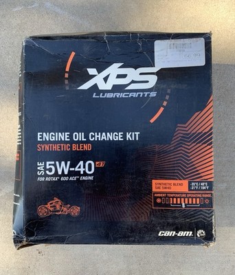 Qty: 1 | Can-Am XPS Oil Change Kit, Rotax 600 ACE Engine SAE 5W-40 4T | 779298