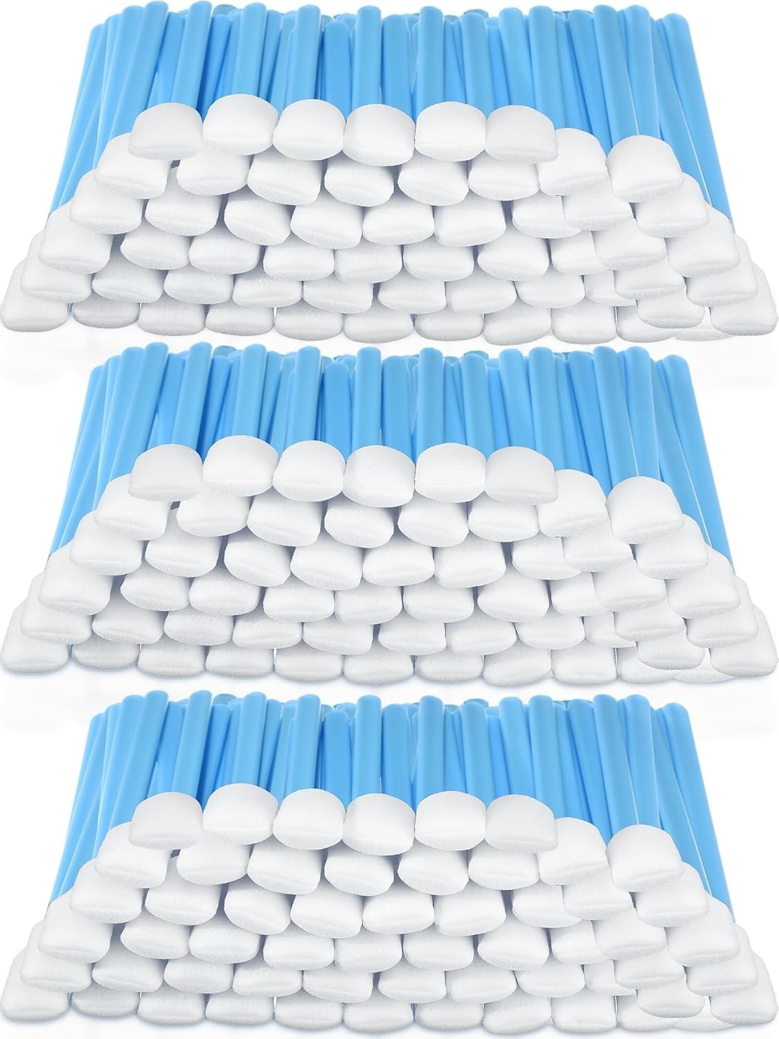 500 Pack Cleaning Swabs 5.1 in, Foam Tips Sponge Sticks for Printer, Electronics