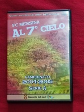 DVD FC Messina Al 7° Cielo Campionato Serie A 2004-2005 Calcio 245 Minuti