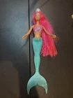Barbie Mermaid Fantasy Doll Pink Hair 2002 Mattel Soft Body Vintage Rare