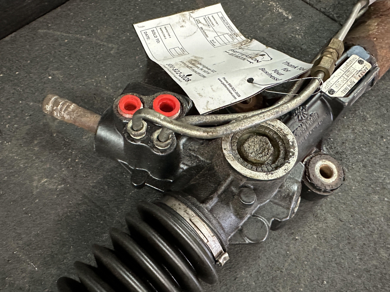 03-07 MASERATI COUPE GT POWER STEERING GEAR RACK & PINION 56K MILES ID 195592