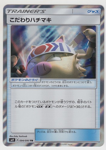 Pokemon Card Sun and Moon Tag Bolt Choice Band 094/095 TR SM9 Japanese