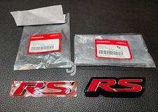 1pair Genuine Parts Rs Honda Civic 2025-on Logo Emblem Badge For Honda Civic Fe