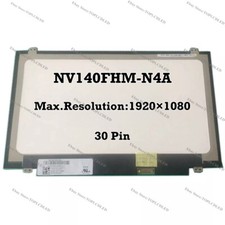 NV140FHM-N4A 14.0" FHD IPS Laptop 30 Pin LCD Screen Non-Touch PN 0HXG57 eDP