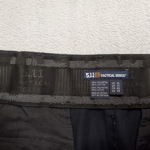 5.11 Tactical Series Pants Mens 32x30 Black Ripstop Cargo Flat Front Outdoor - Picture 5 of 12