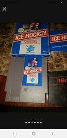 Ice Hockey (Nintendo, NES) Aut&eacute;ntico -- Completo en Caja