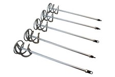 5 x Wendelr&uuml;hrer R&uuml;hrquirl R&uuml;hrer 100 x 600 mm verzinkt  mit M14 Gewinde
