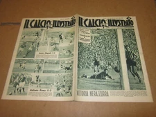 IL SOCCER ILLUSTRATO N°43 OCTOBER 1940 AMBROSIANA-MILAN FERRARIS II° NAPLES