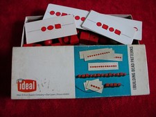Vintage Boxed Set BUILDING BEAD PATTERNS Ideal School Supply Company No. 6040