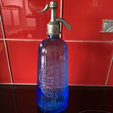 BOUTEILLE BLEUE SIPHON BIÈRE LIMONADE SIROP V. DUCHATELET LANNOY NORD ERREUR ?