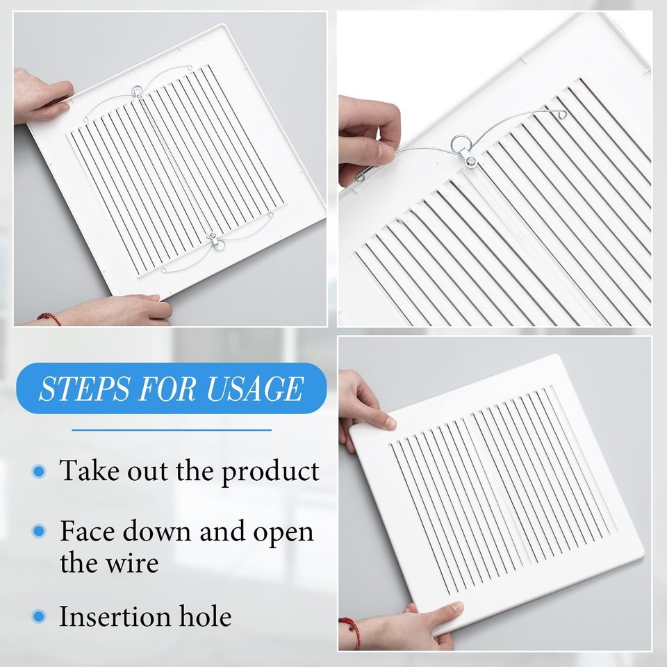 2 Pcs 11 x 11 in Bathroom Exhaust Fan Cover Bathroom Fan Cover