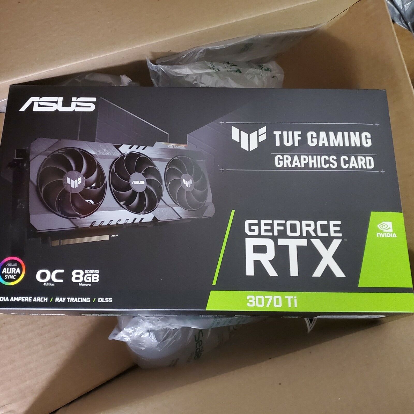 ASUS TUF Gaming GeForce RTX 3070 Ti OC 8GB GDDR6X Graphics Card LHR BNIB ✈  2DAY