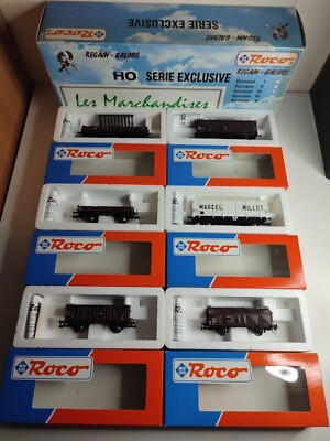 Roco H0 - 67117/76830/76842/76862/76863 - Wagon de marchandises pour