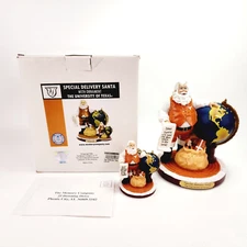 2006 Special Delivery Santa With Ornament Univeristy of Texas The Memory Company