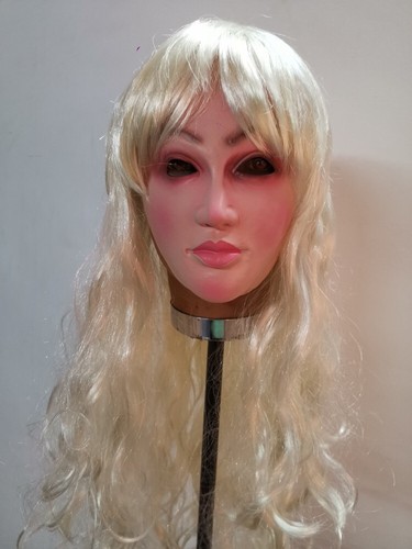 Dress Up As A Female Latex Mask Wig Headgear Long/short Hair Transgender Mask. - Picture 10 of 50