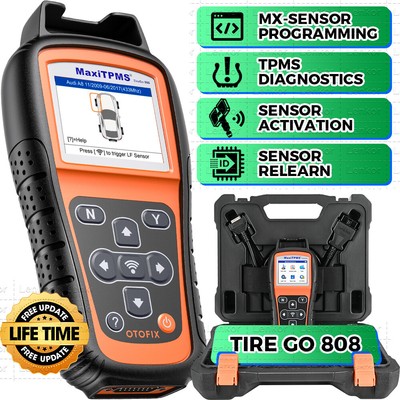 OTOFIX MaxiTPMS 808 Reifendruckkontrollsystem TPMS RDKS MX-Sensor Programmier DE