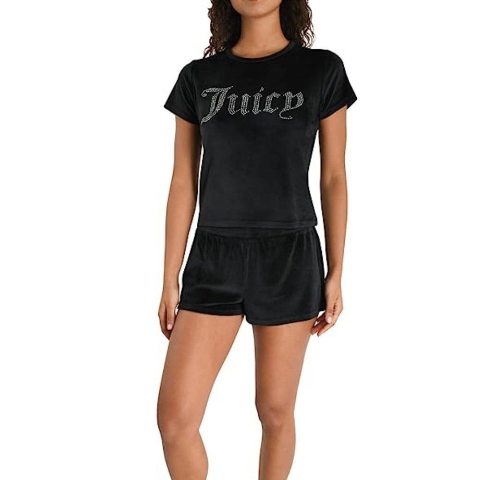 Juicy Couture Two Piece Velvet Fleece Lounge Sleep Set NWT Women Sleepwear SizeL