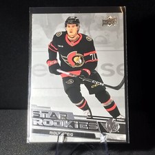 Ridly Greig 2023-24 Upper Deck Hockey Star Rookies #8 Ottawa Senators RC