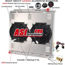 Radiator Shroud Fan for 2005-2018 06 07 Nissan Frontier Xterra Pathfinder 4.0L