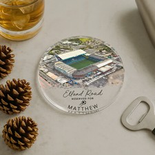 Personalised Leeds Utd Elland Road Stadium Coaster