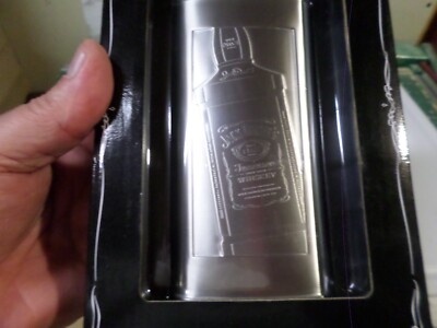 JACK DANIELS STAINLESS STEEL FLASK - OLD NO. 7 - 2013 - NIB